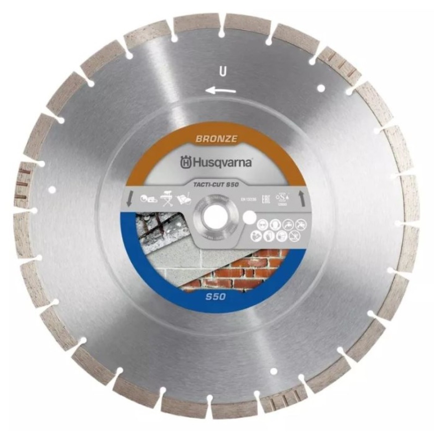 Husqvarna 582705510 disco 14" de bronce TACTI-CUT S50H
