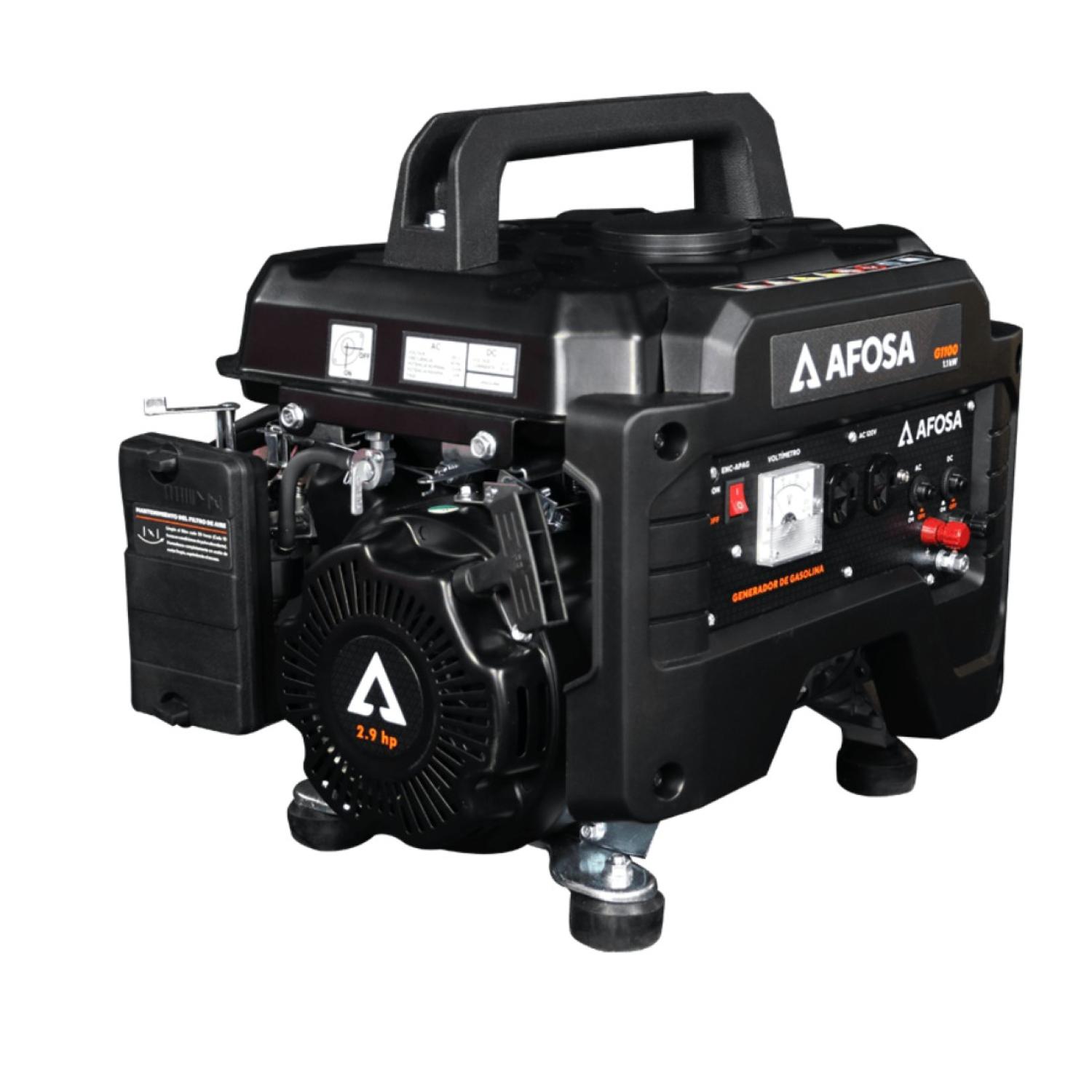 Afosa G1100 Generador con motor 4 tiempos 98 cc  120V 1,100 Watts