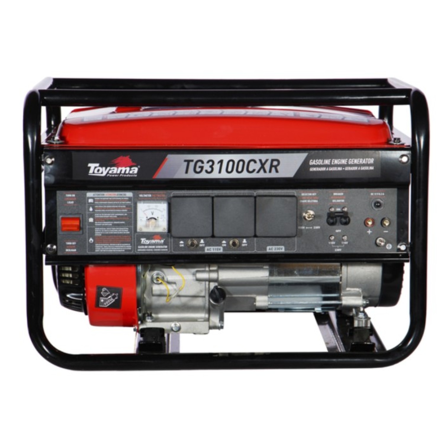 Toyama TG3100CXR -Bivolt Generador Bifásico 3100 Watts 115/230 Volts.