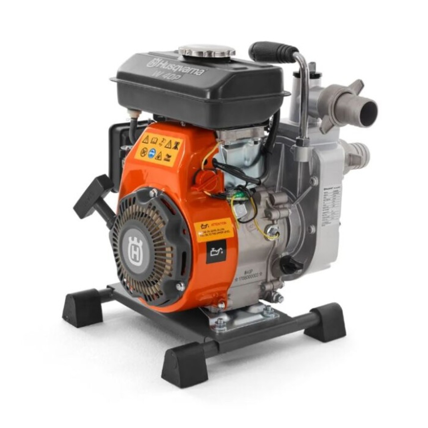 Husqvarna  W40P motobomba a gasolina motor 4 tiempos  1.9 Hp 1.5" entrada y salida 1.5"