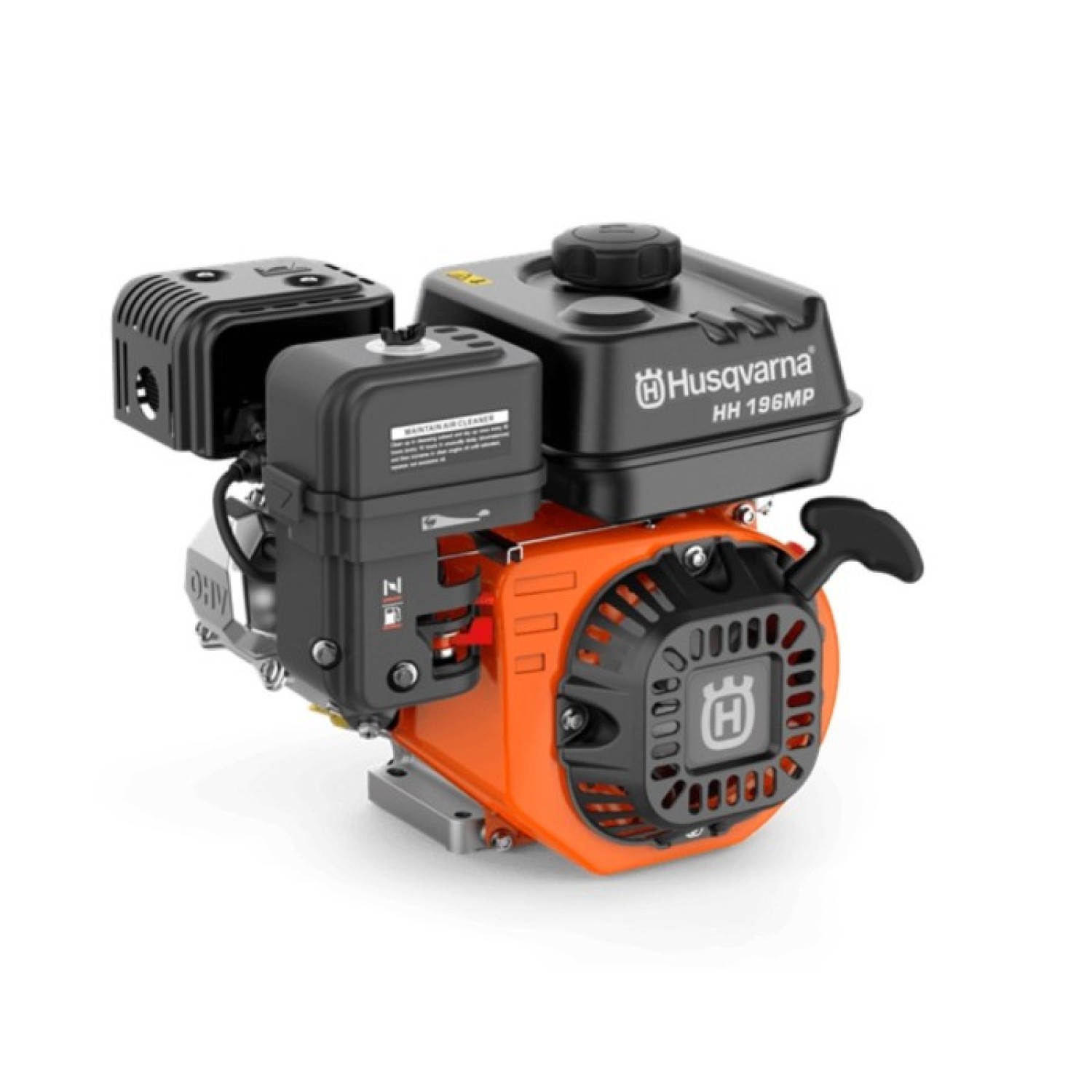 Husqvarna HH196MP Motor de 4 tiempos 196 cc 6.5 Hp cigüeñal cuñero 3/4"