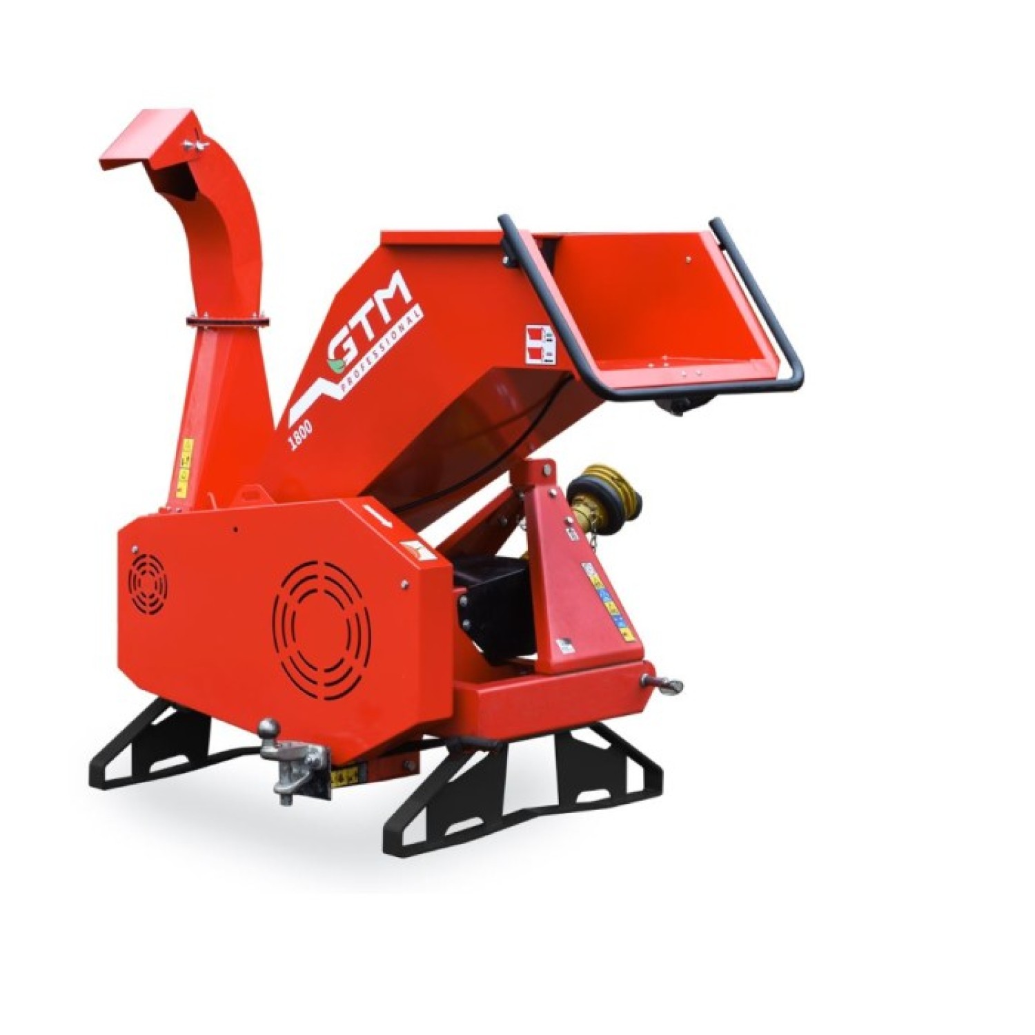 GTM GTS1800PTO Trituradora de ramas 14 cm de corte para tractor de  25 hp